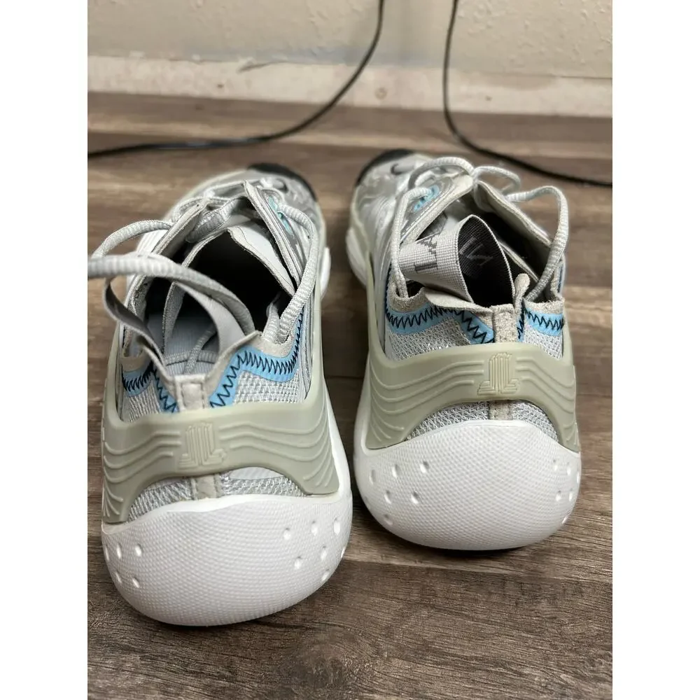 NEW Lanvin Sneakers Mens Size 10 Gray White Designer Streetwear Casual Shoes